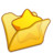 Folder yellow favourite Icon